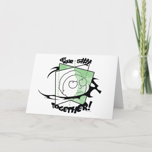 Carte RICK ET MORTY™ | Prenez votre S# ! t Together ! (Devant)