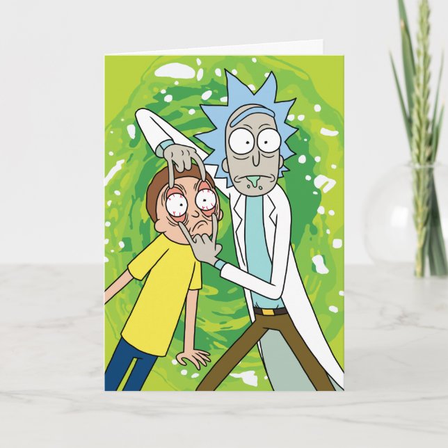 Carte RICK ET MORTY™| Regarde Ça (Devant)