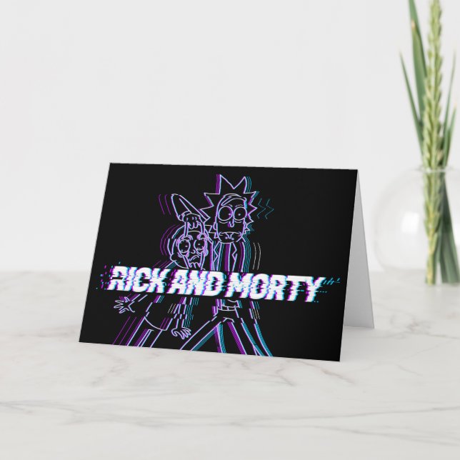Carte RICK ET MORTY™| Rick Et Morty Glités (Devant)
