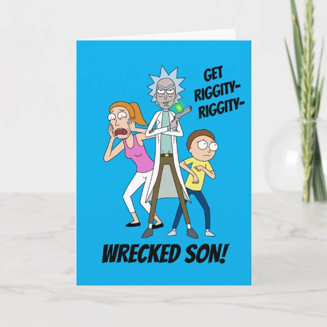 Carte RICK ET MORTY™ | Rick, Morty et Summer (Devant)