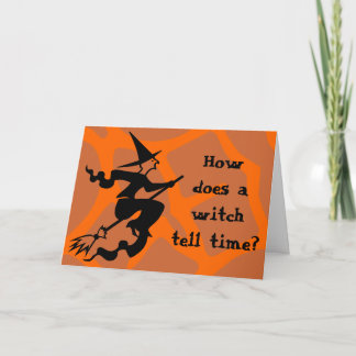 Carte Riddle Halloween Witch