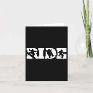 Carte Ride Snowboardeur