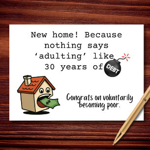 Carte Rien ne dit que l'âge de 30 ans d'endettement est 