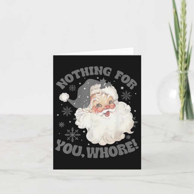 Carte Rien Pour Vous Amuser Père Noël Noël 2 (Devant)
