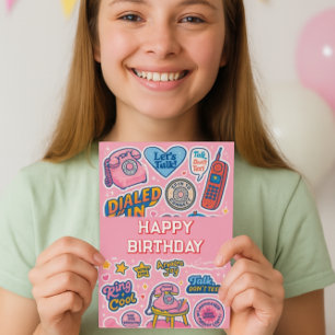 Carte “Ring Ring ! Les filles, joyeux anniversaire