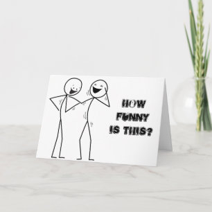 CARTE "RIRE" COMBIEN EST-CE DRÔLE ? VOUS ÊTES **50**