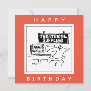 Carte Rire en boîte Théâtral Dessin Animé