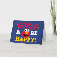 Rire et être heureux Elmo Anniversaire