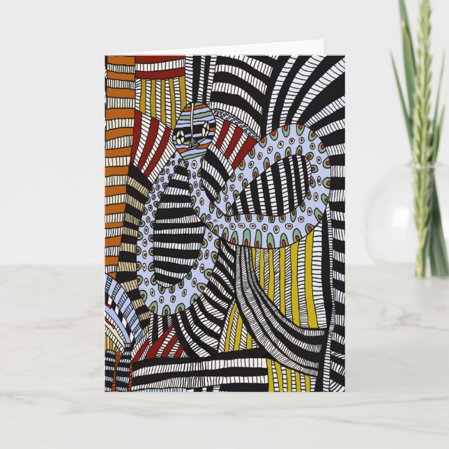 Carte Rituel du serpent shaman tribal (Devant)