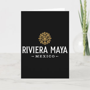 Carte Riviera Maya Mexique Soleil de Vacances de Plage V