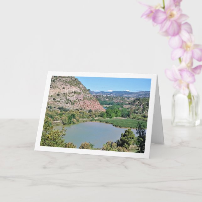 Carte Rivière Turia à Domeño Viejo, Valence, Espagne (Orchidée)