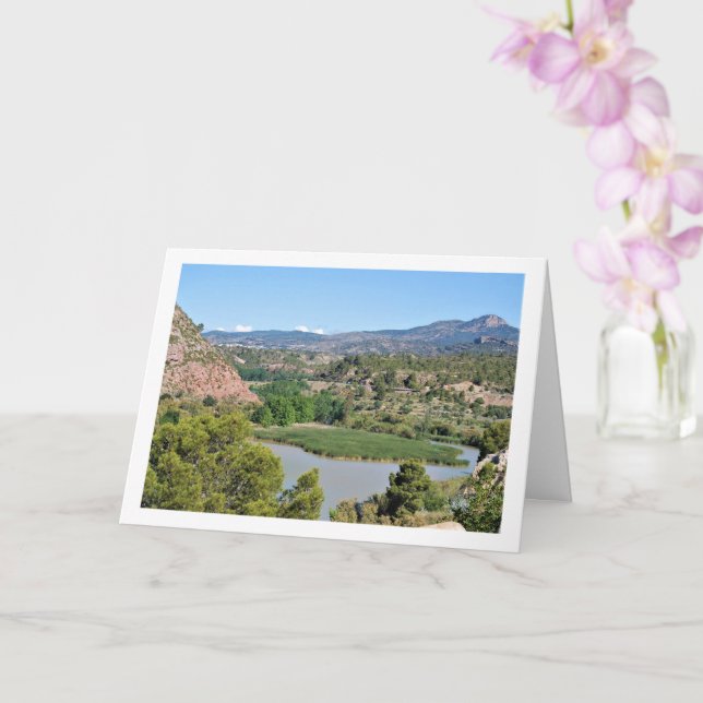 Carte Rivière Turia à Domeño Viejo, Valence, Espagne (Orchidée)