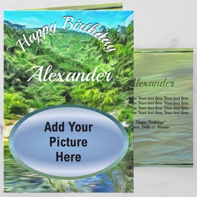 Carte Rivière Vallarta Anniversaire Sud 0366 (Créateur téléchargé)