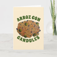 Riz avec des pois et des pigeon peas, cuisine port