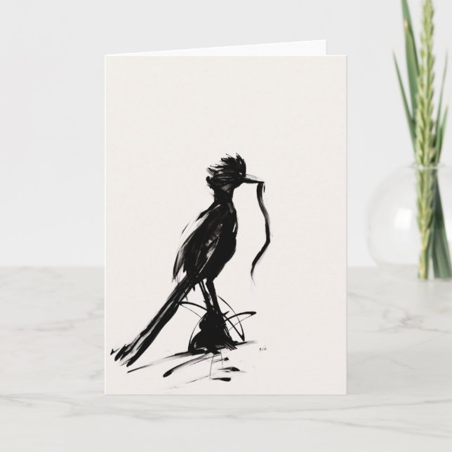 Carte Roadrunner with snake greeting card (Devant)