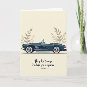 Carte Roadster Classique Rayée