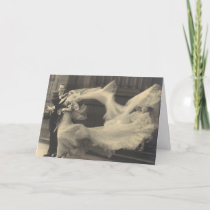 Carte Robe vintage et Mariage Voile