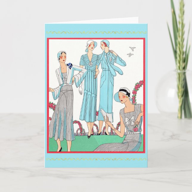 Carte Robes de l'après-midi (Devant)