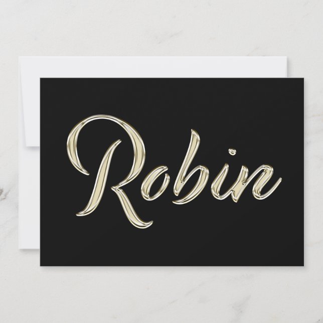 Carte Robin White Gold (Devant)