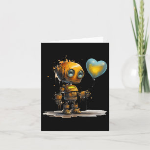 Carte Robot Amour de la Saint-Valentin Incroyable Drôle 