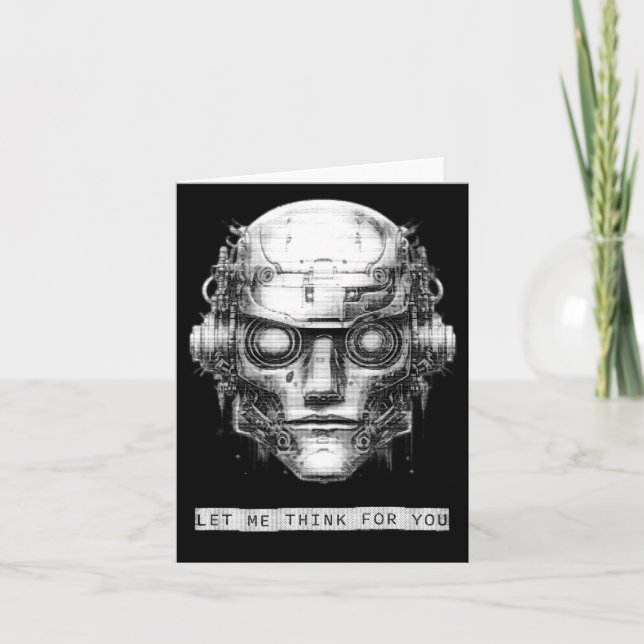 Carte Robot Cyberpunk de contrôle mental (Devant)