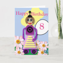 Robot de dessin animé Anniversaire des enfants mod