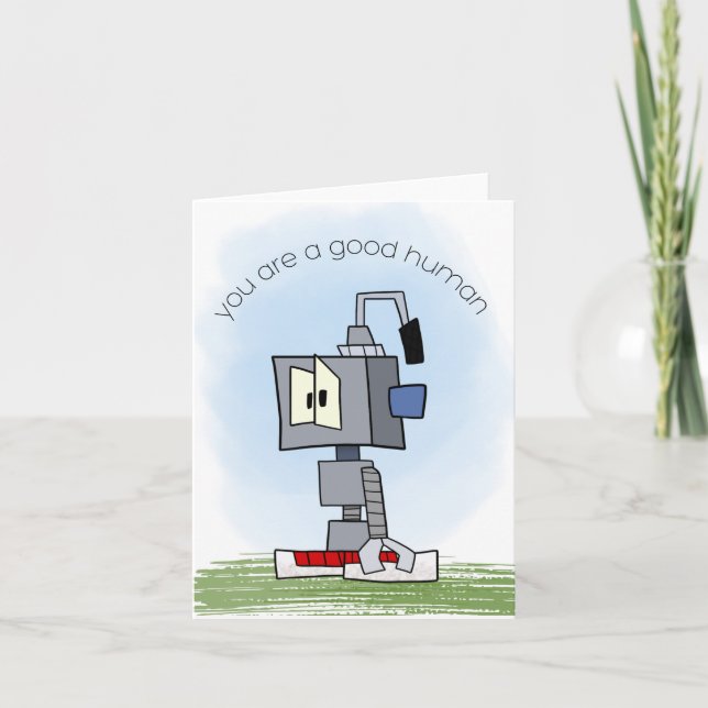 Carte Robot Grateful (Devant)