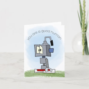 Carte Robot Grateful