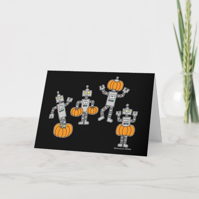 Carte Robots et Citrouilles (Devant)