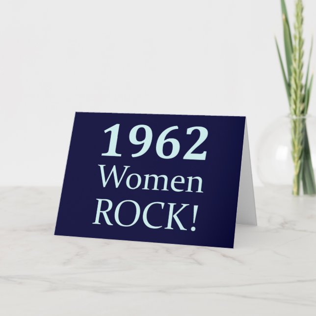 Carte Roche de 1962 femmes, cinquantième anniversaire (Devant)