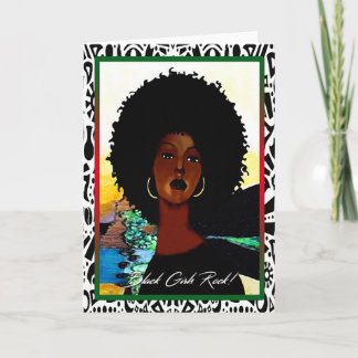 Carte Roche noire de filles !
