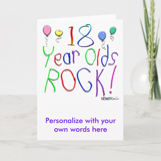 Carte Rocher à 18 ans ! (Devant)