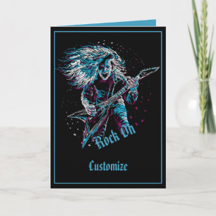 Carte Rocher Sur Métal Lourd