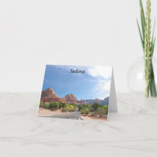 Carte roches rouges de Sedona