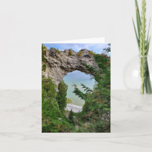 Carte Rock arc de l'île Mackinac