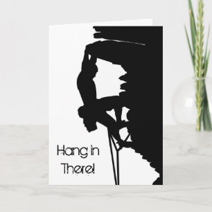 Carte Rock Climbing Greeting Card