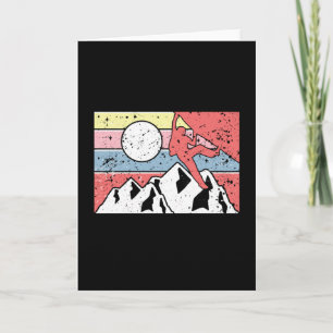 Carte Rock Escalade Retro Vintage