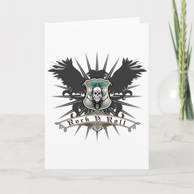 Carte Rock n Roll Heraldry (Devant)
