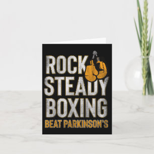 Carte Rock Steady Boxing Gants d'automne Parkinson Vinta