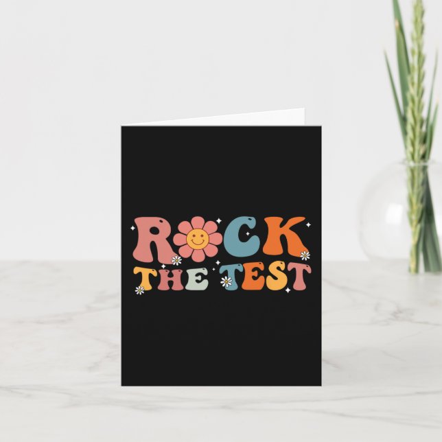 Carte Rock The Test Enseignant Test Jour Test Enseignant (Devant)