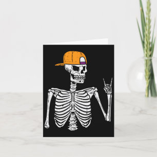 Carte Rocker Skeleton Rock Halloween Costume M