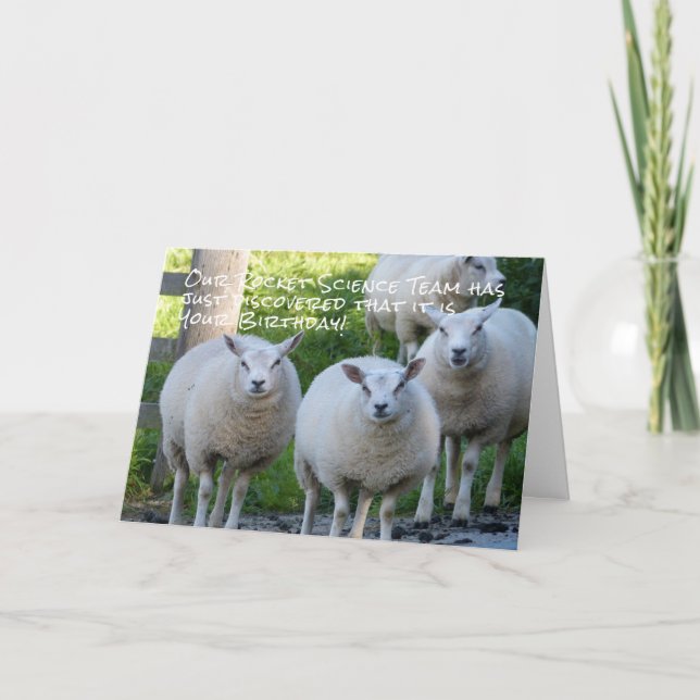 Carte Rocket science Anniversaire (Devant)