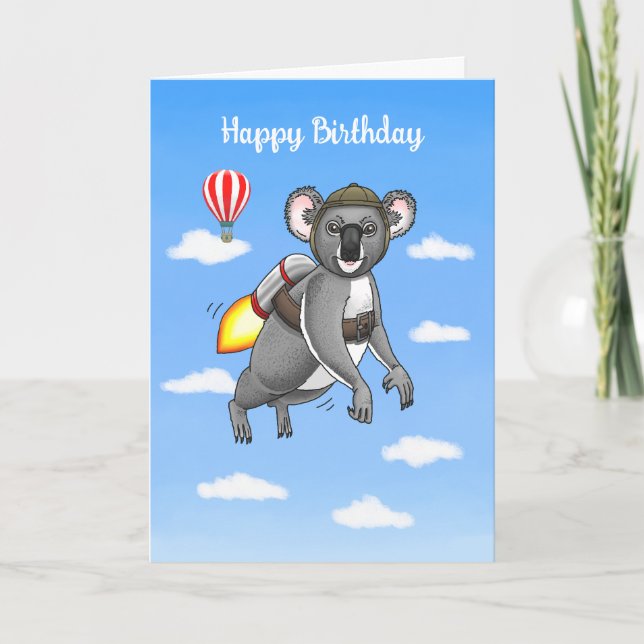 Carte Rocket spectaculaire Koala (Devant)