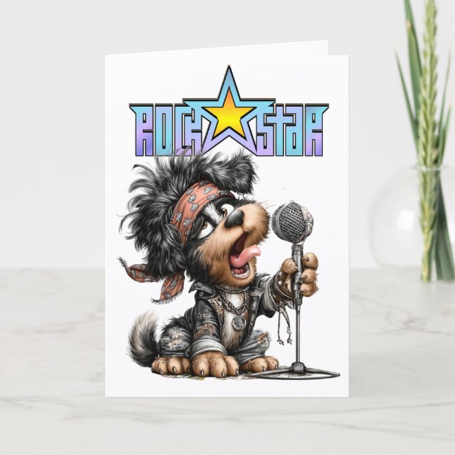 Carte ROCKSTAR (Devant)