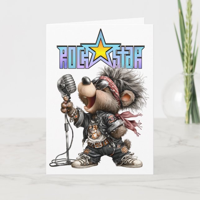 Carte ROCKSTAR (Devant)