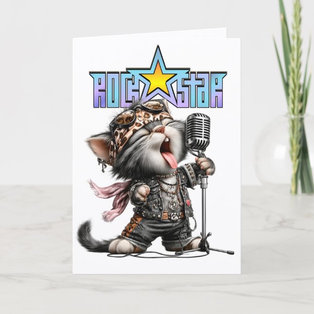 Carte ROCKSTAR (Devant)