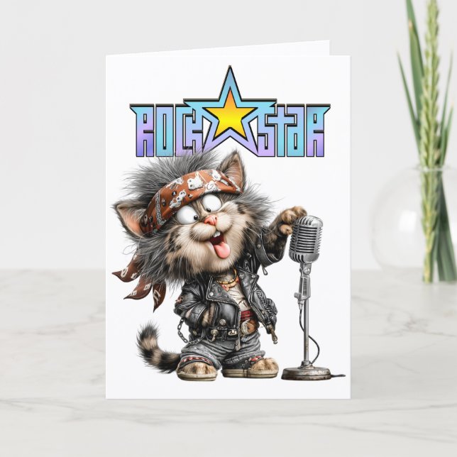 Carte ROCKSTAR (Devant)