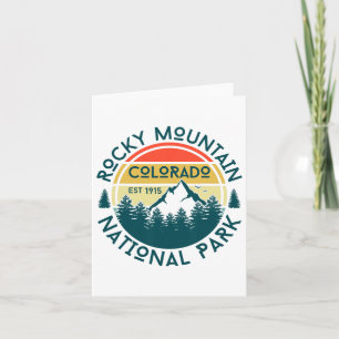 Carte Rocky Mountain Colorado Nature Randonnée En Plein