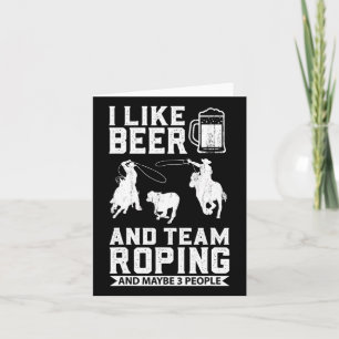 Carte Rodeo Cowboy Barrel Racing Team Roping Horseback R
