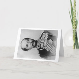 Carte Roi Chulalongkorn Rama V de Thaïlande Photo